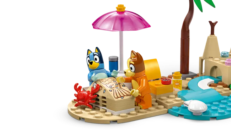 LEGO Bluey 11202 Blueys familjetur till stranden - 5