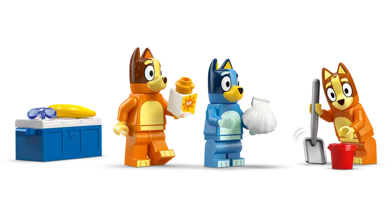 LEGO Bluey 11202 Blueys familjetur till stranden - 3