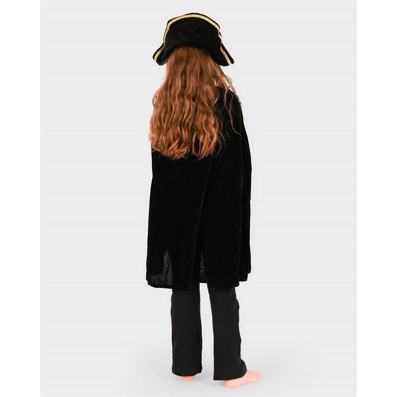Pirate cape med Hatt stl. 98-128 - 3