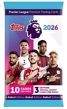 Topps Premier League Fotbollskort 2026