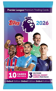 Topps Premier League Fotbollskort 2026