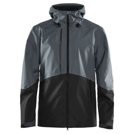 Skaljacka Craft Block shell jkt herr, grå/svart