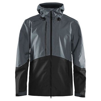Skaljacka Craft Block shell jkt herr, grå/svart