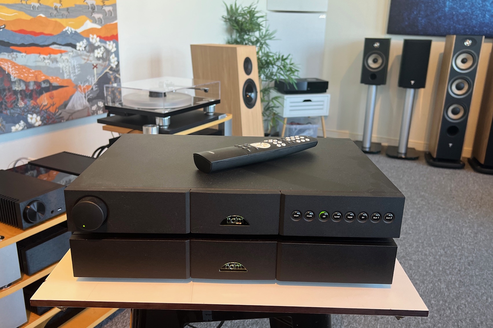 Naim Audio NAC122x & Flatcap 2X- Begagnat försteg med nätdel