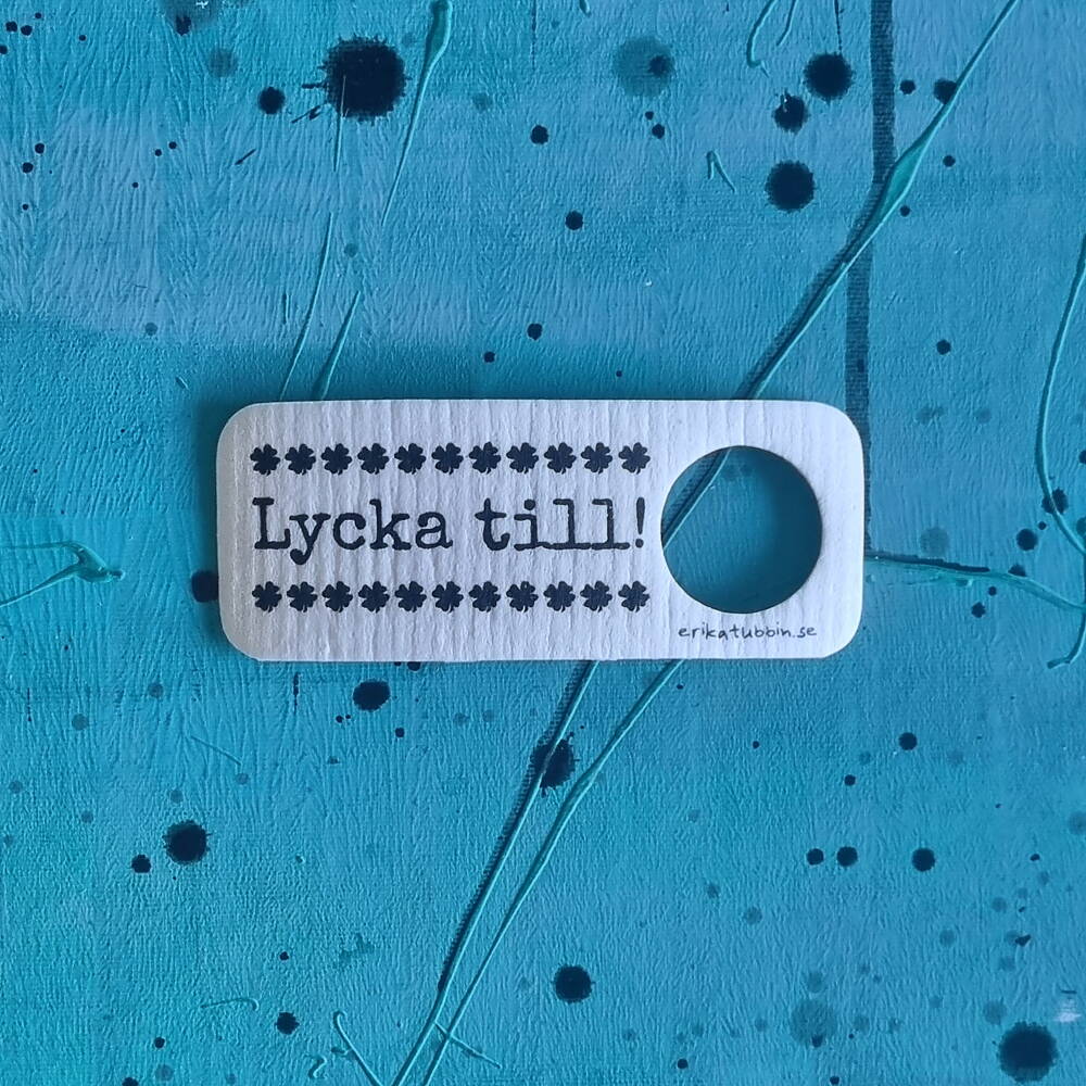 Erika Tubbin Disktrasekort - Lycka till - 2