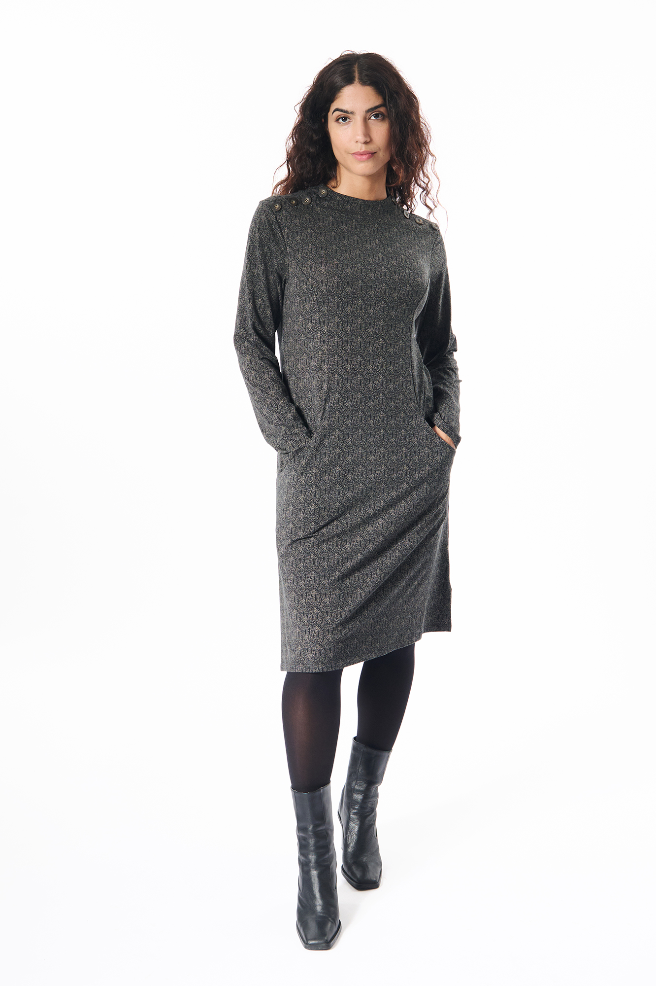 Ilse klänning  svart - 4