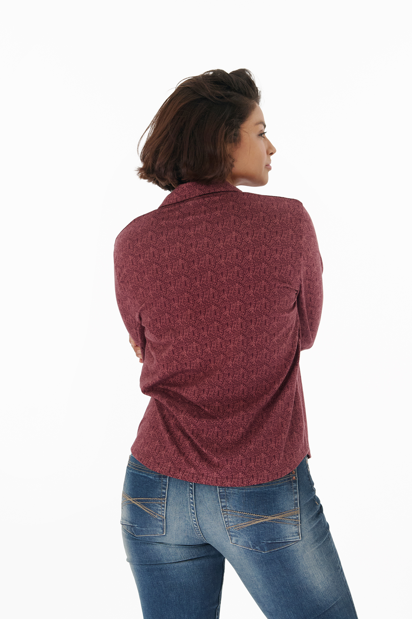 Ivy top  burgundy - 6