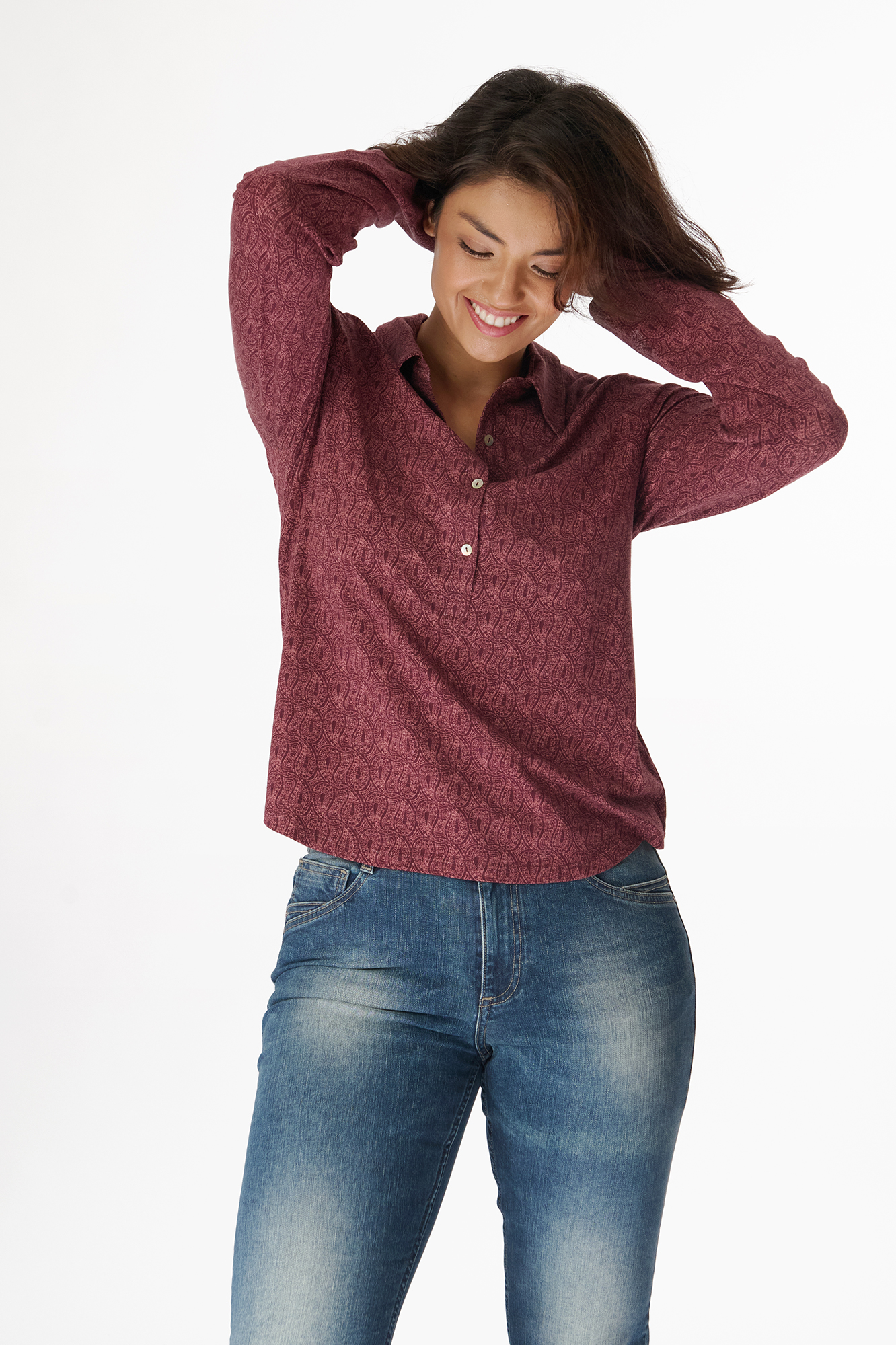 Ivy top  burgundy - 4