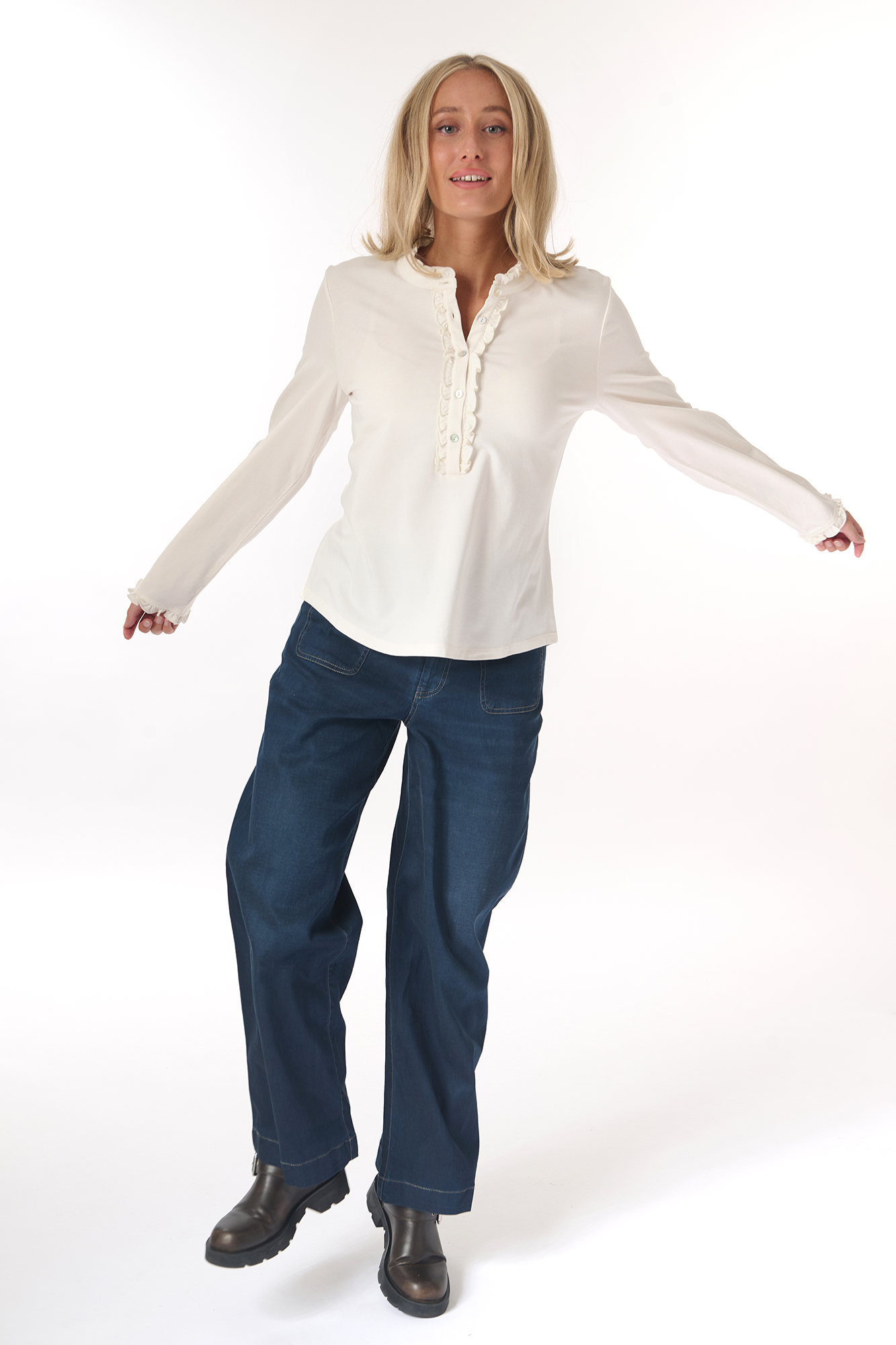 Imelda top  oyster - 2