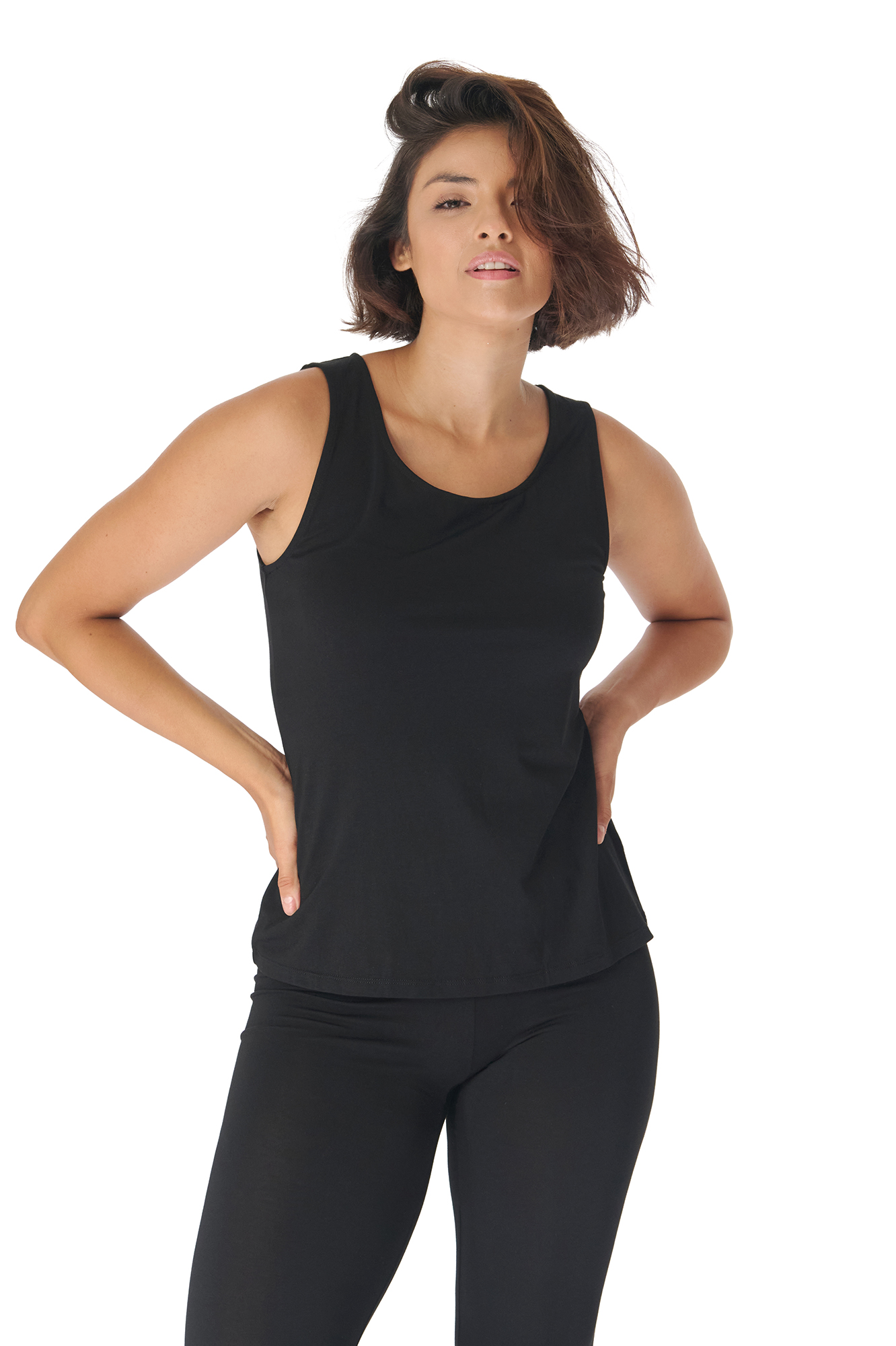 Isa singlet  svart - 2