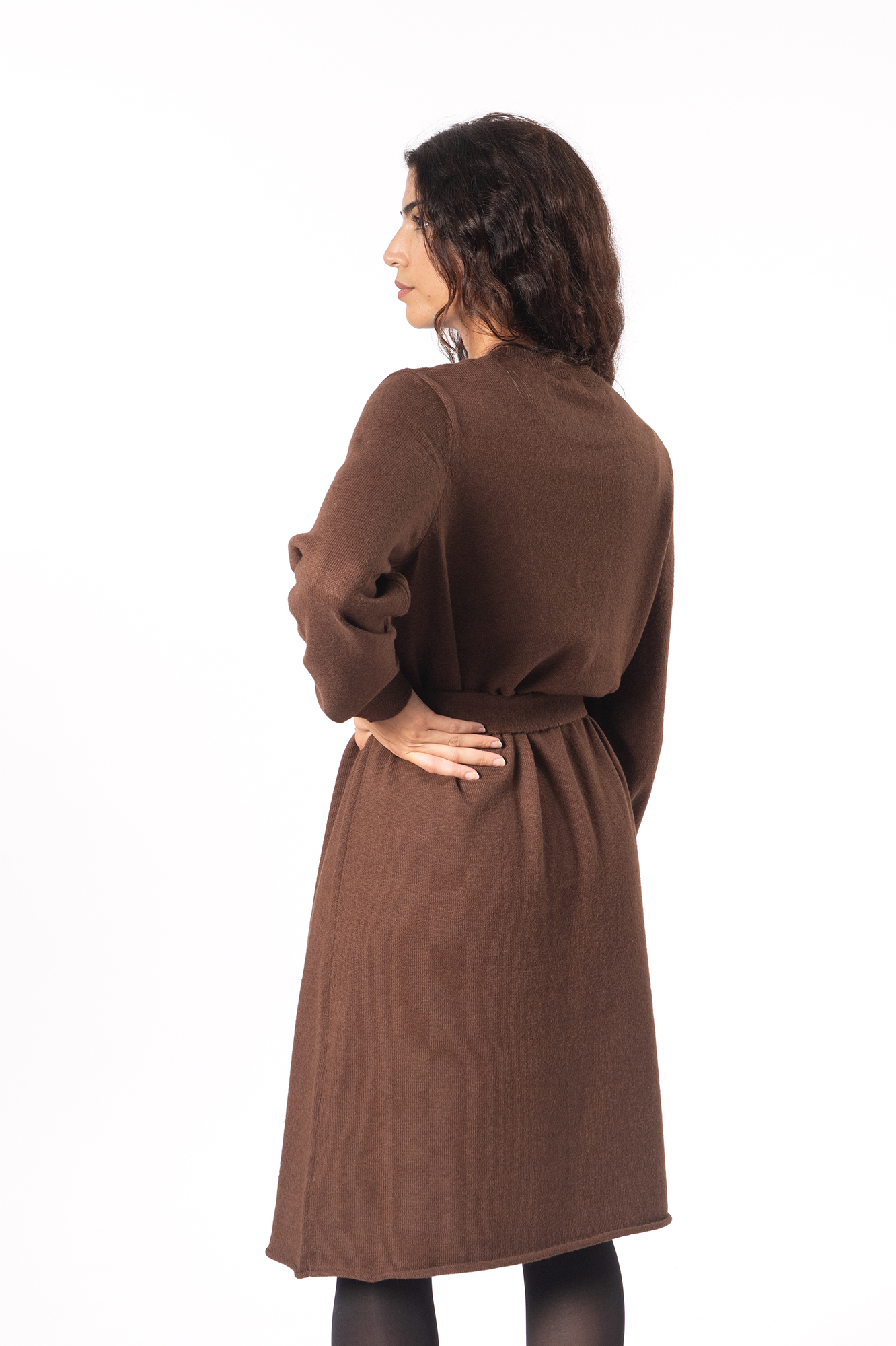 Hally dress  chestnut - 5