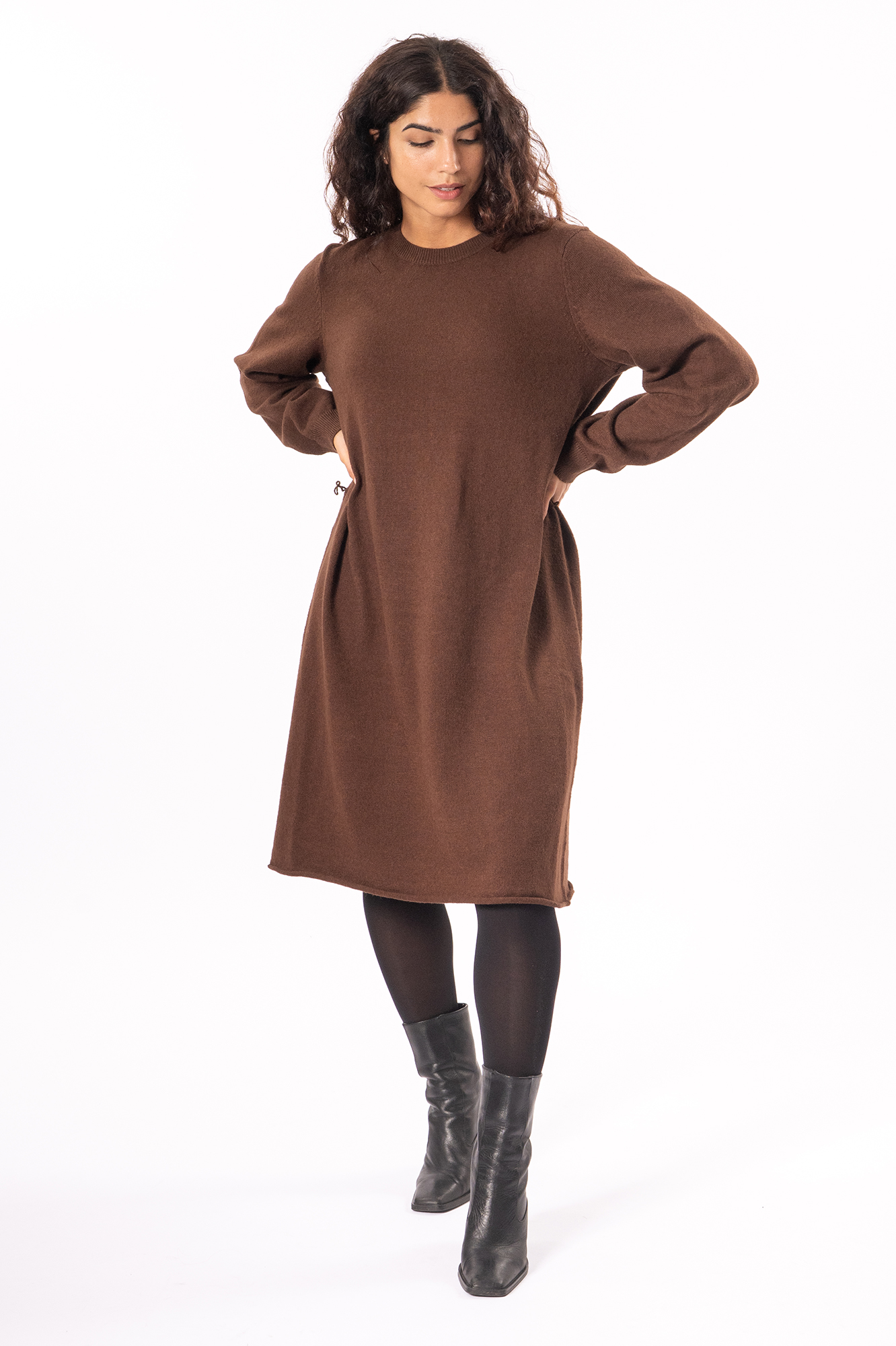 Hally dress  chestnut - 2
