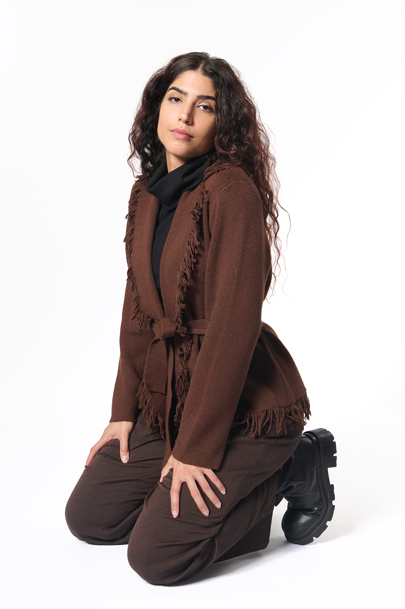 Hulda cardigan  chestnut