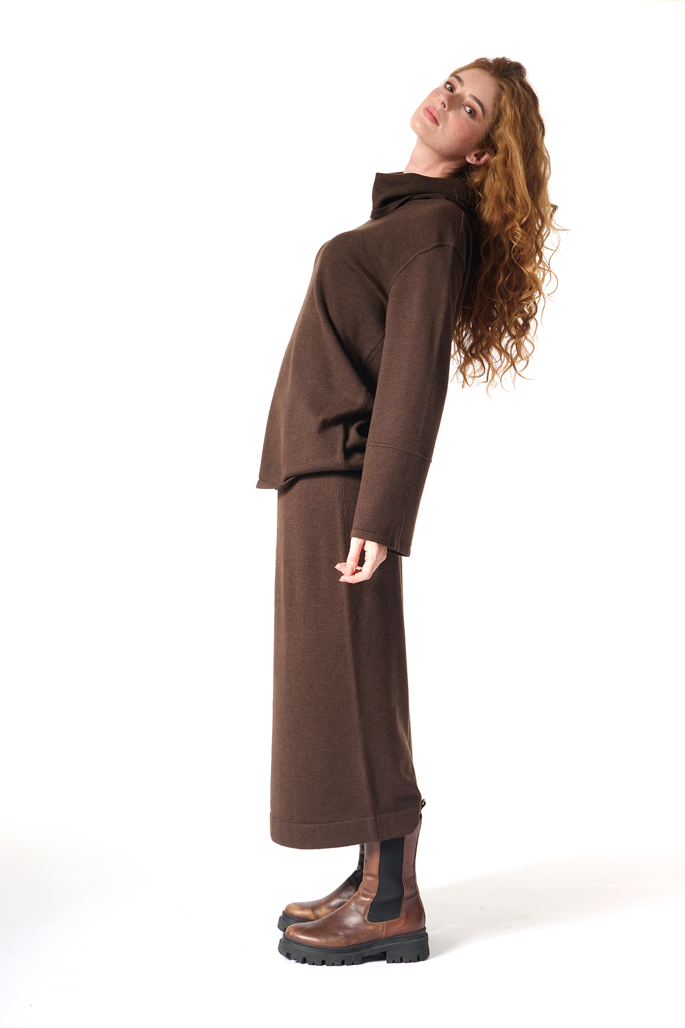 Hilda skirt  chestnut - 2