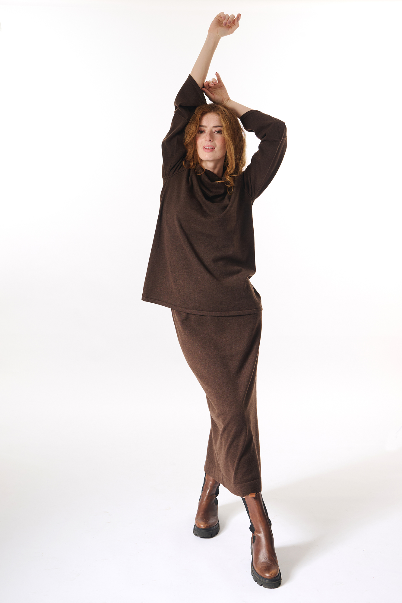 Hilda skirt  chestnut - 6