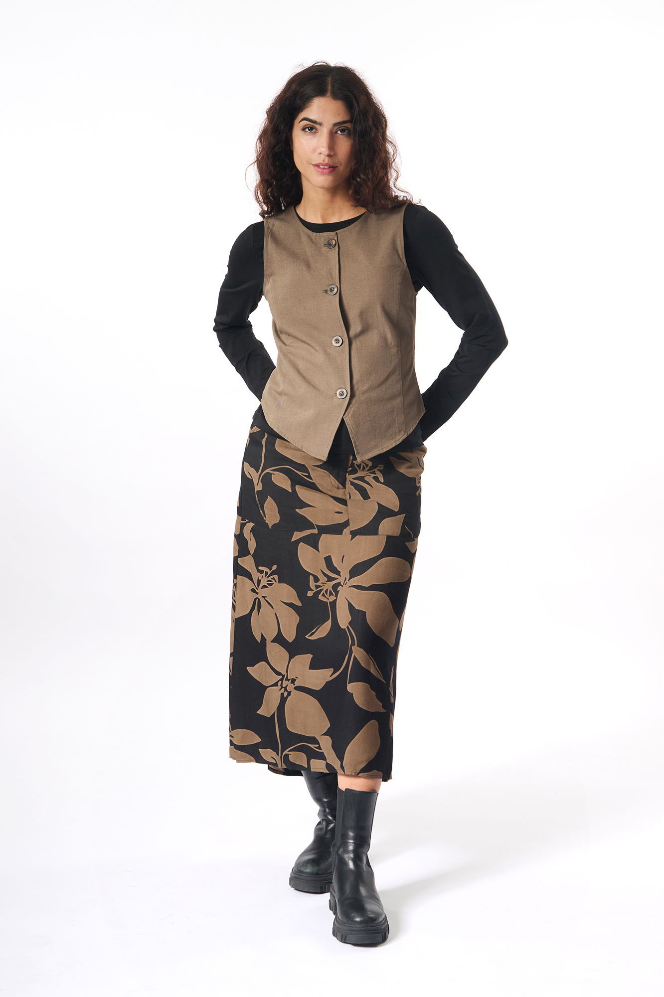 Geraldine skirt  svart - 10