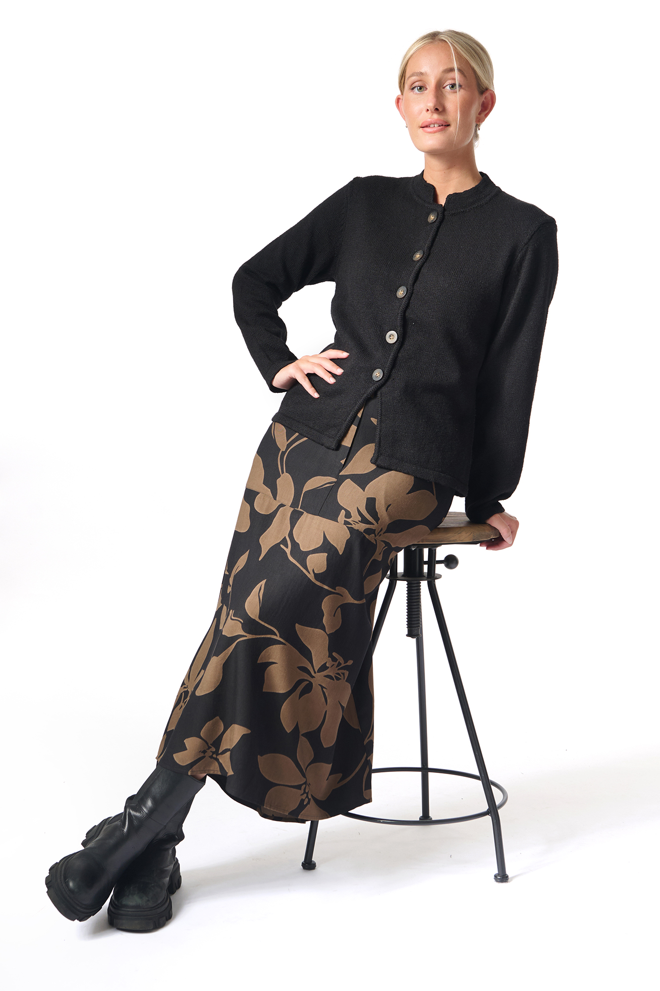 Geraldine skirt  svart - 2