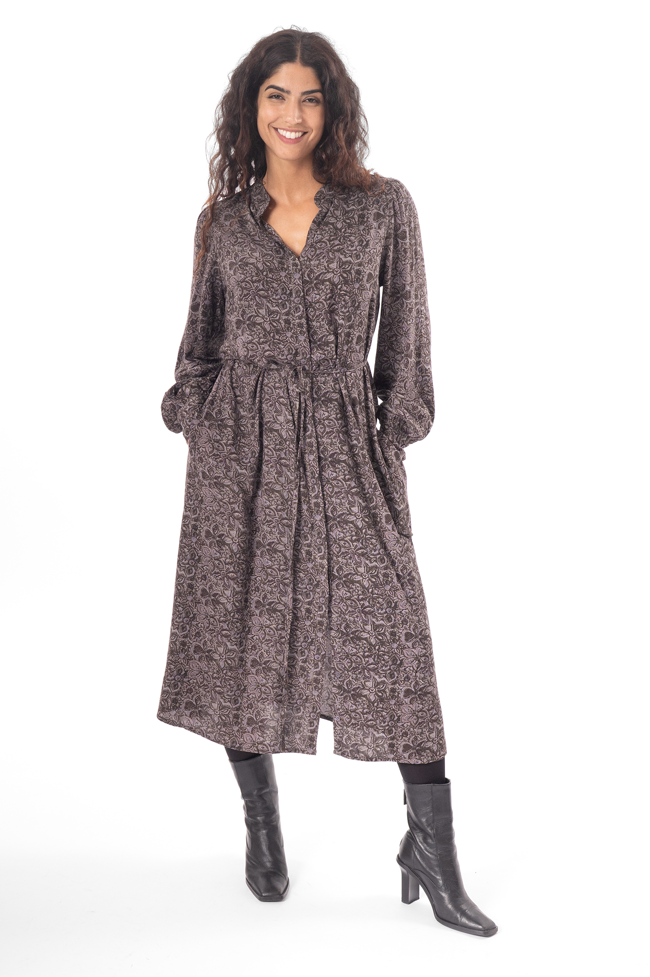 Georgette dress  grape