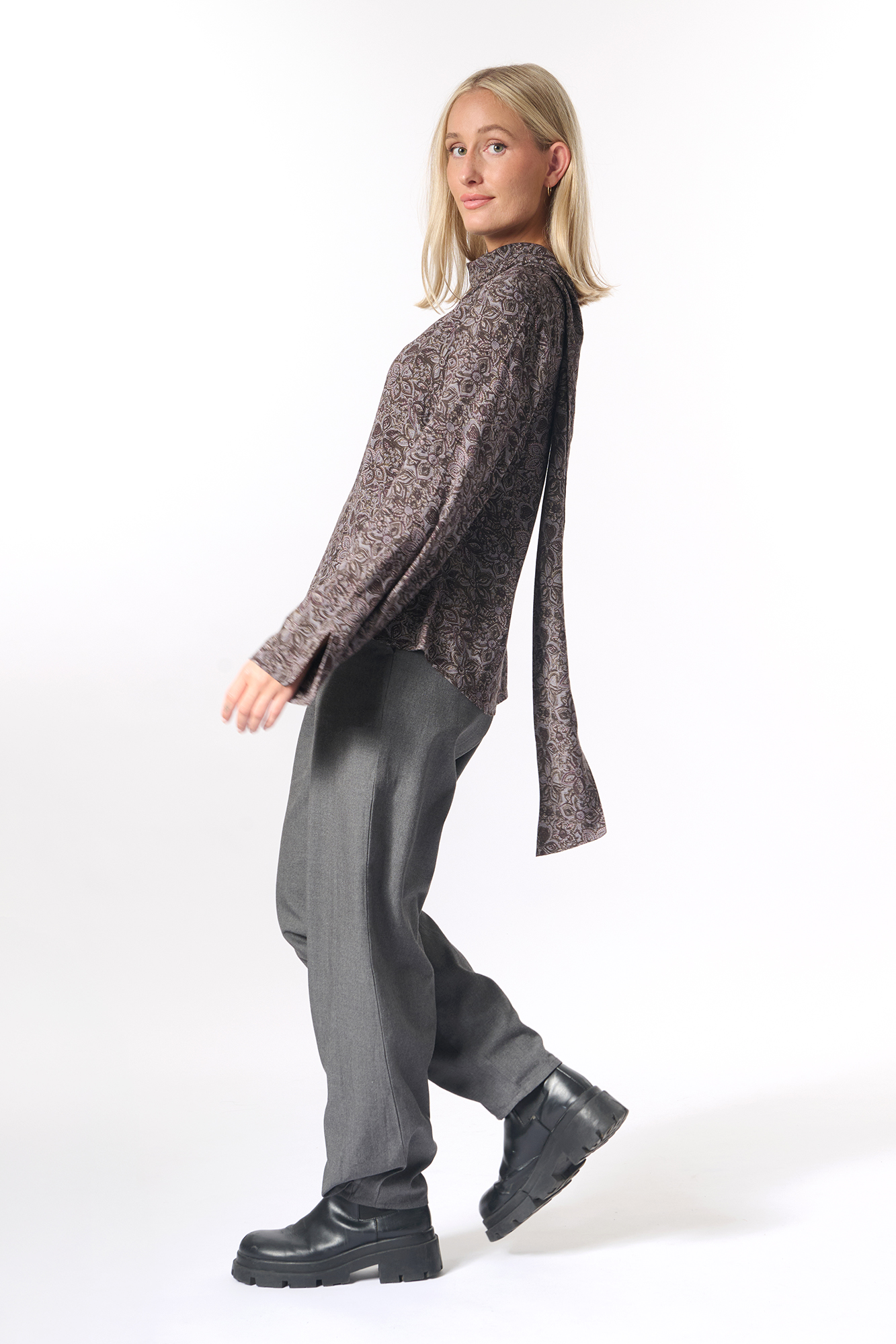 Gwen blouse  grape - 5
