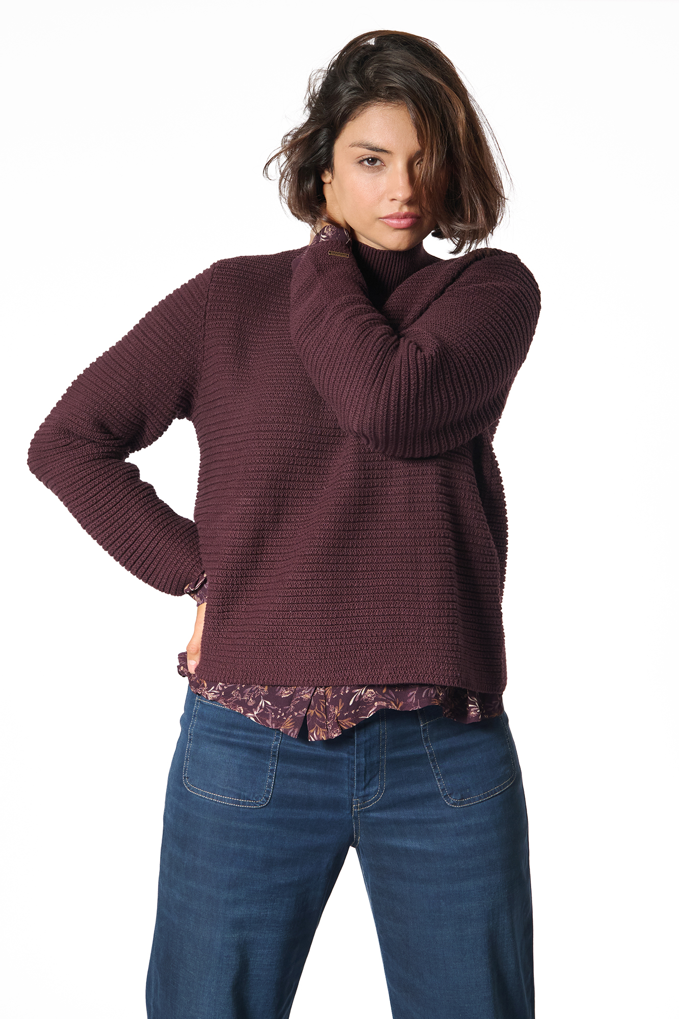 Gull blouse  aubergine - 8