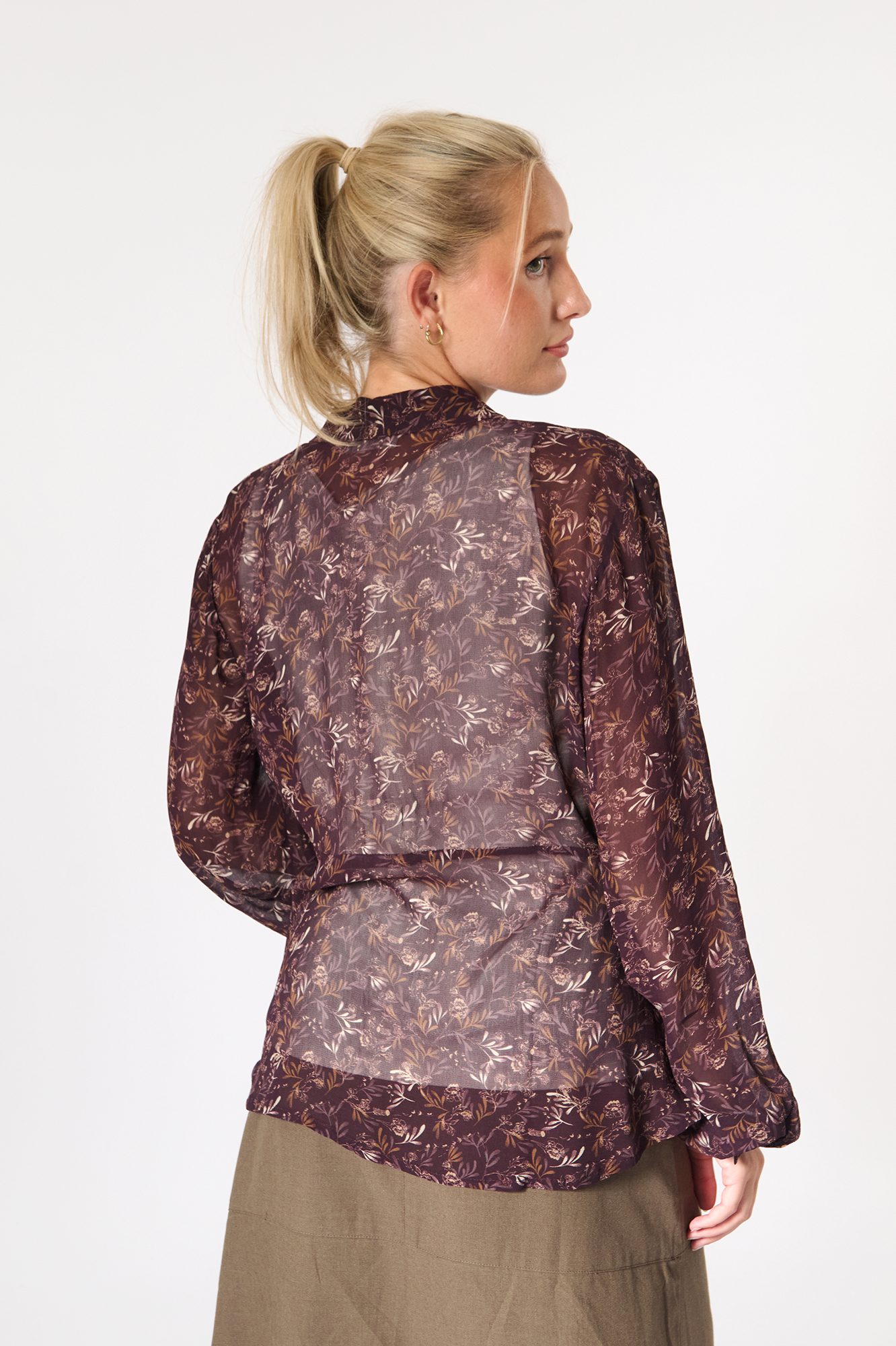 Gull blouse  aubergine - 5