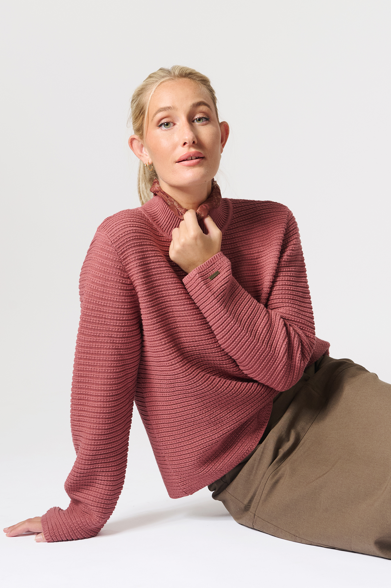 Gudrun scarf  sienna - 5