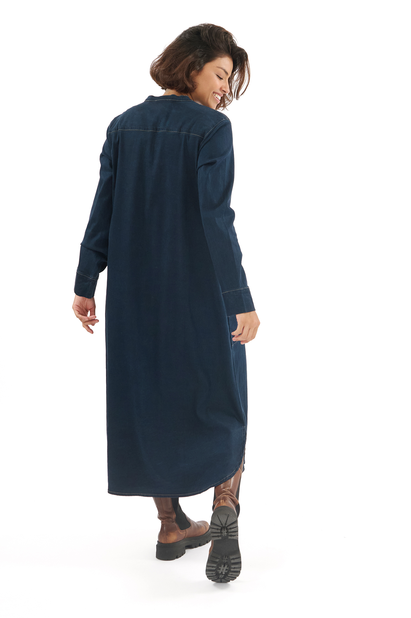 Gail klänning  dk. denim - 6