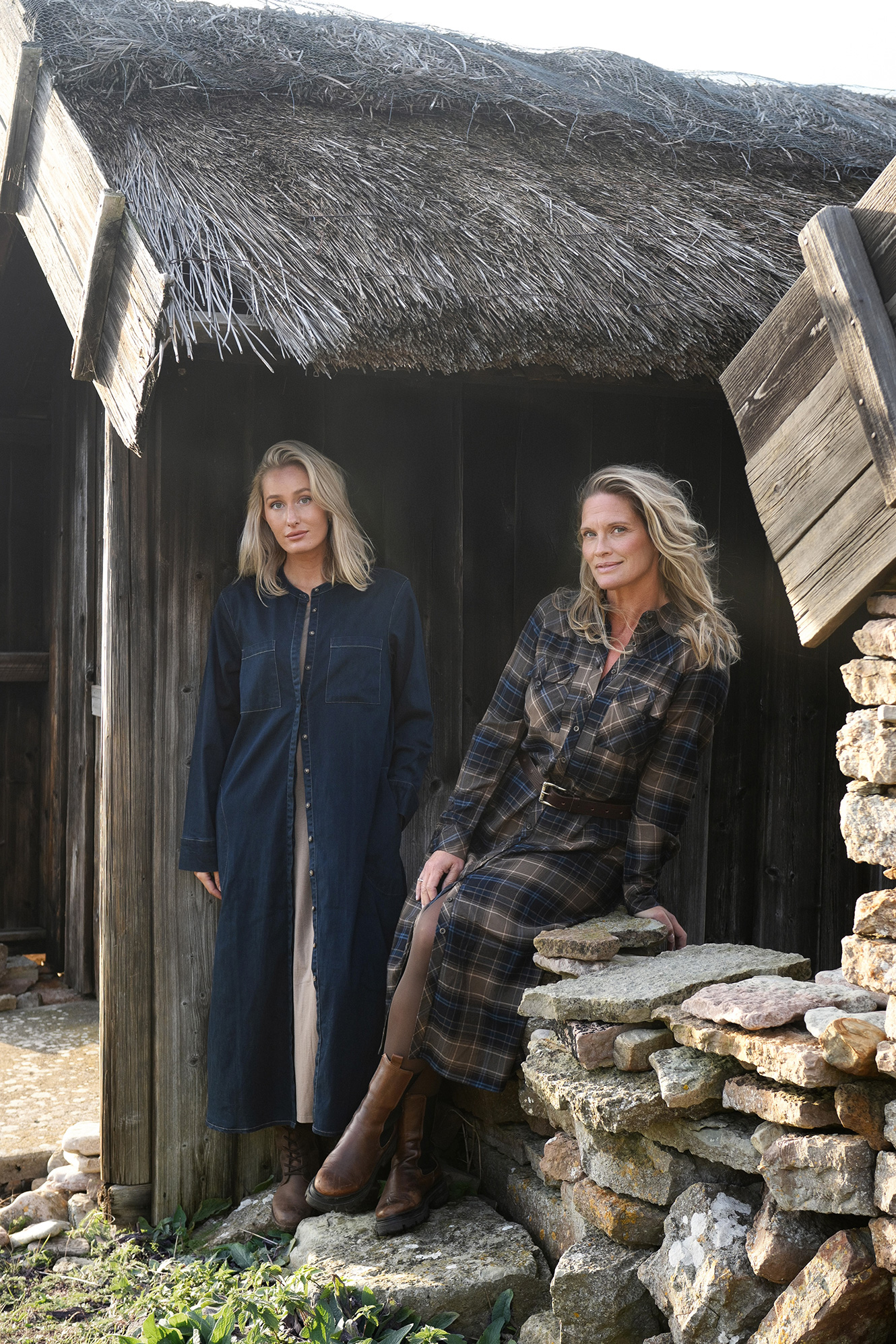 Gail klänning  dk. denim - 8