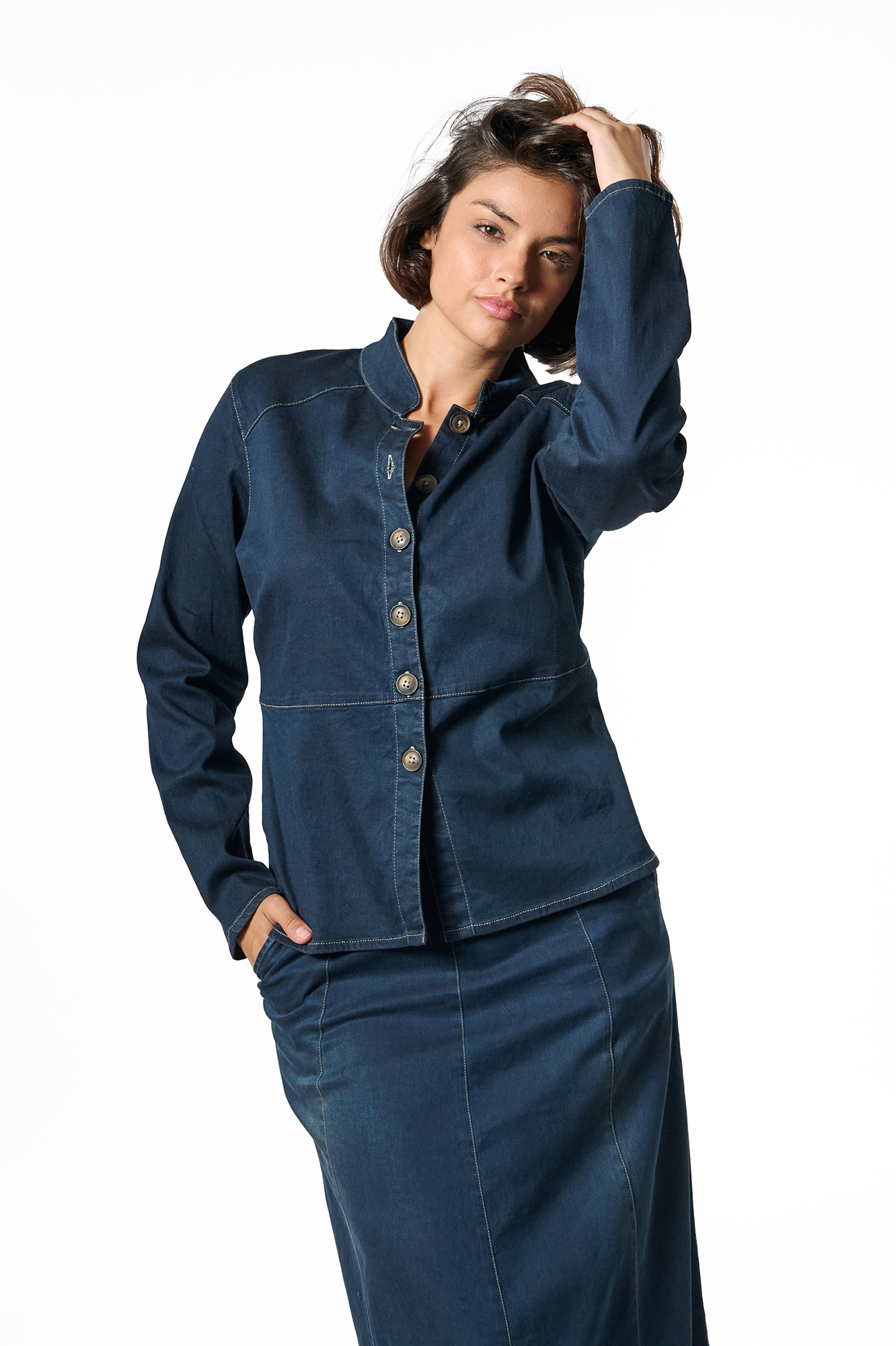 Gulli jacket  dk. denim - 2