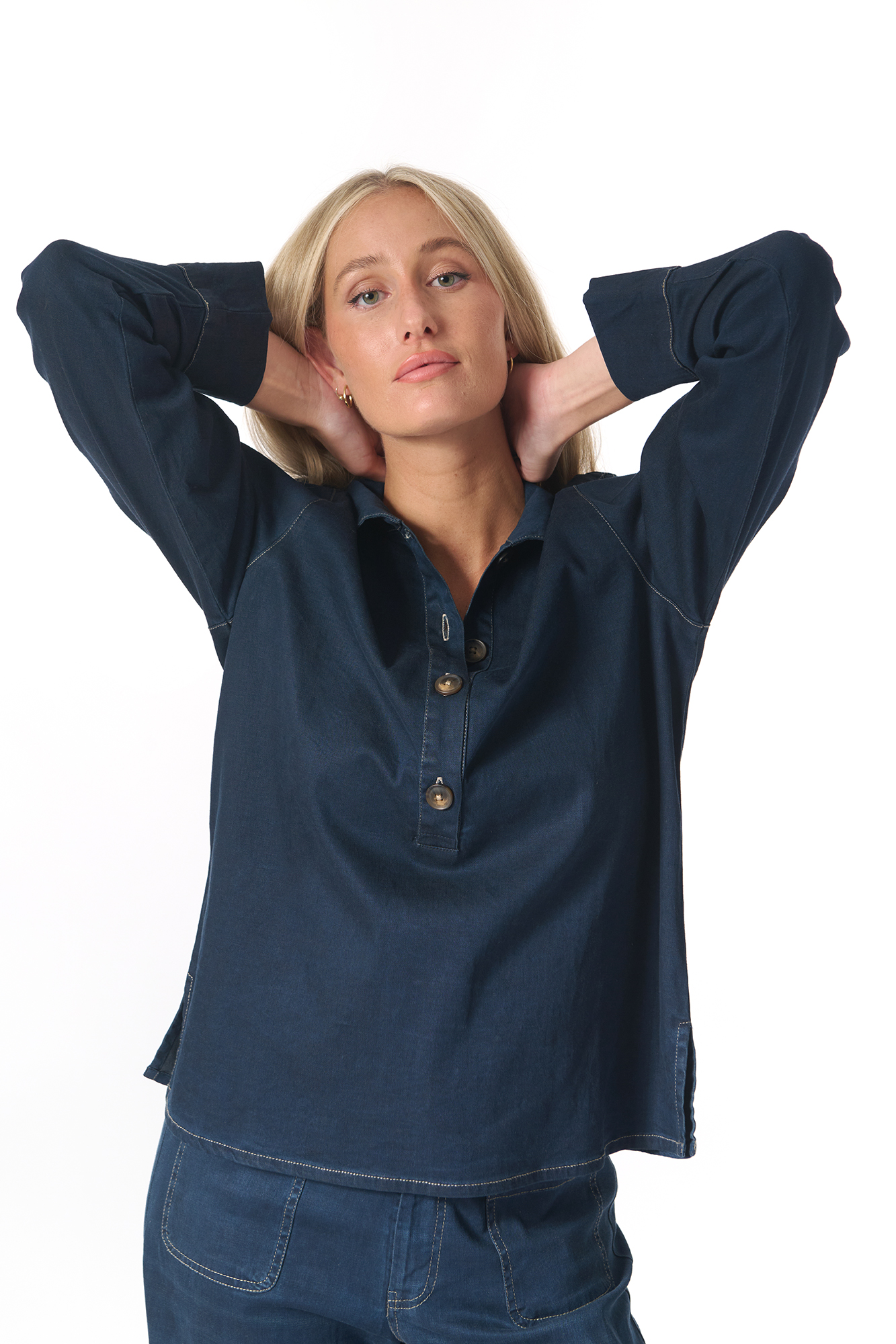 Gunnel shirt  dk. denim