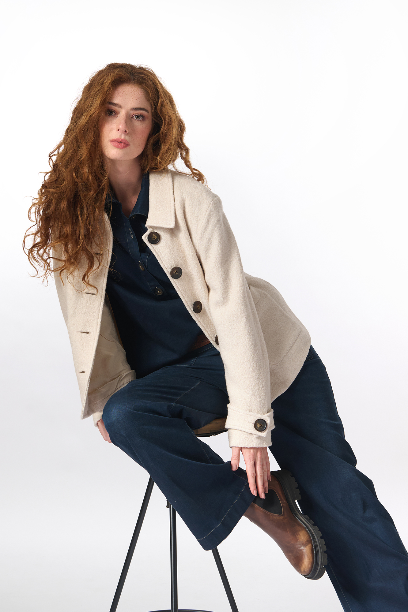 Gunnel shirt  dk. denim - 6