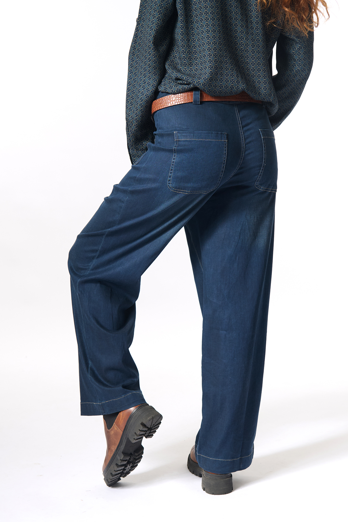 Gilda trouser  dk. denim - 26