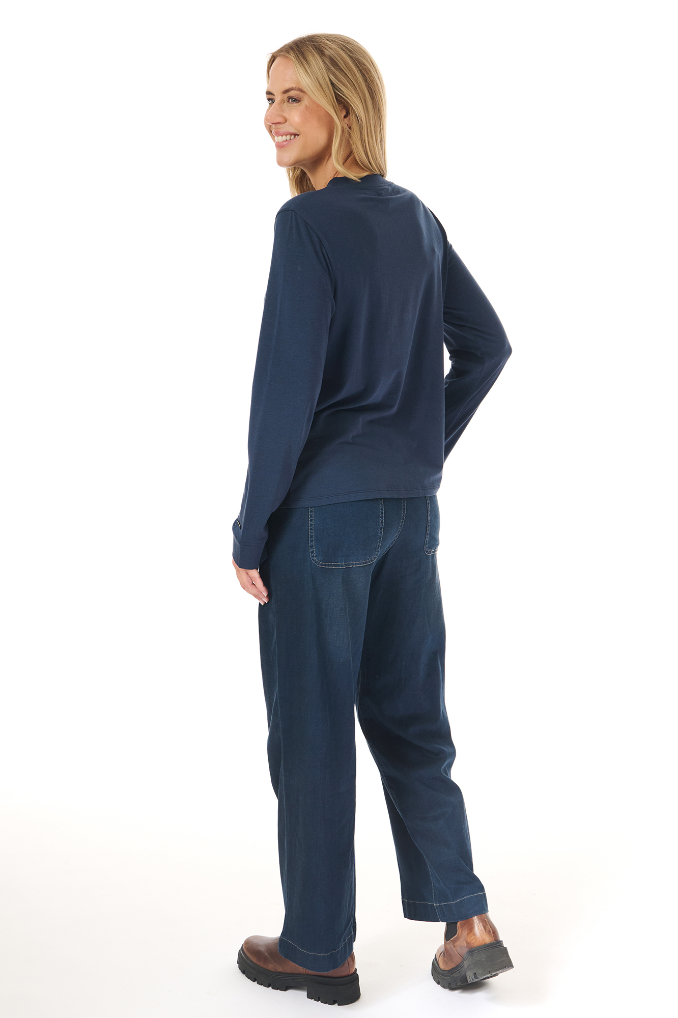 Gilda trouser  dk. denim - 37