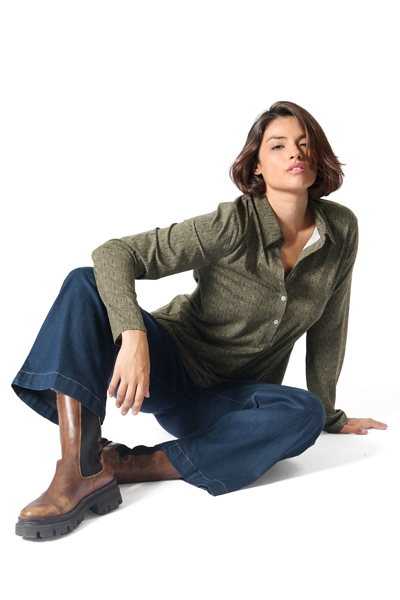 Gilda trouser  dk. denim - 39