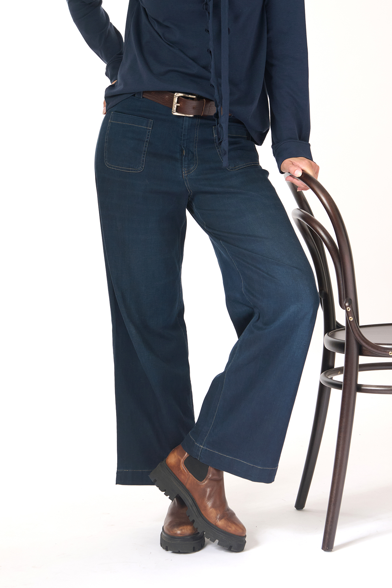 Gilda trouser  dk. denim - 35