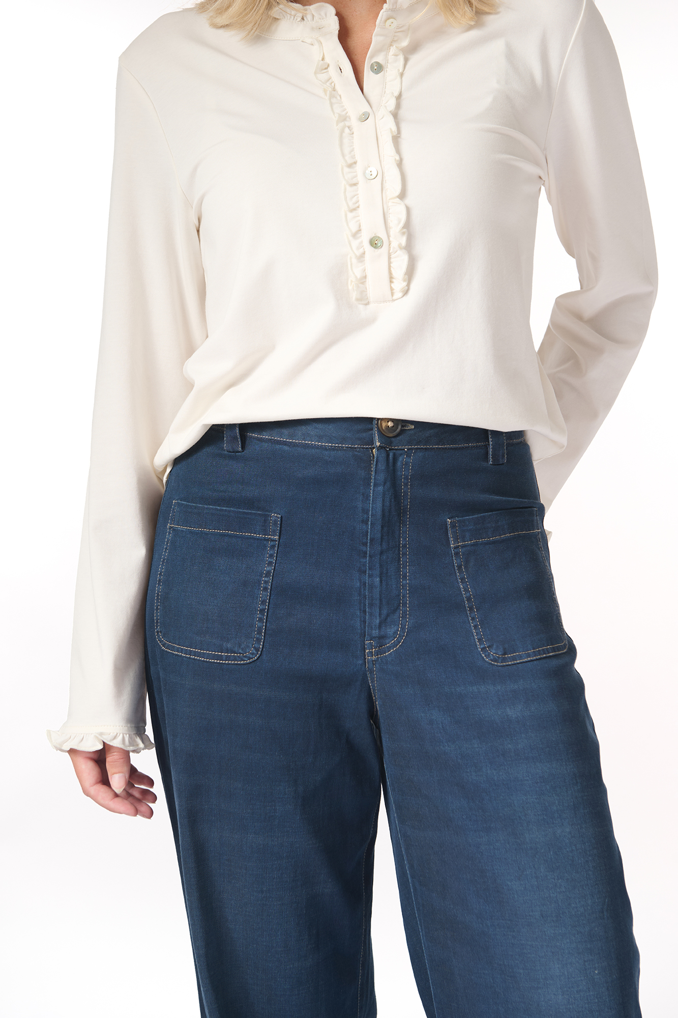 Gilda trouser  dk. denim - 5