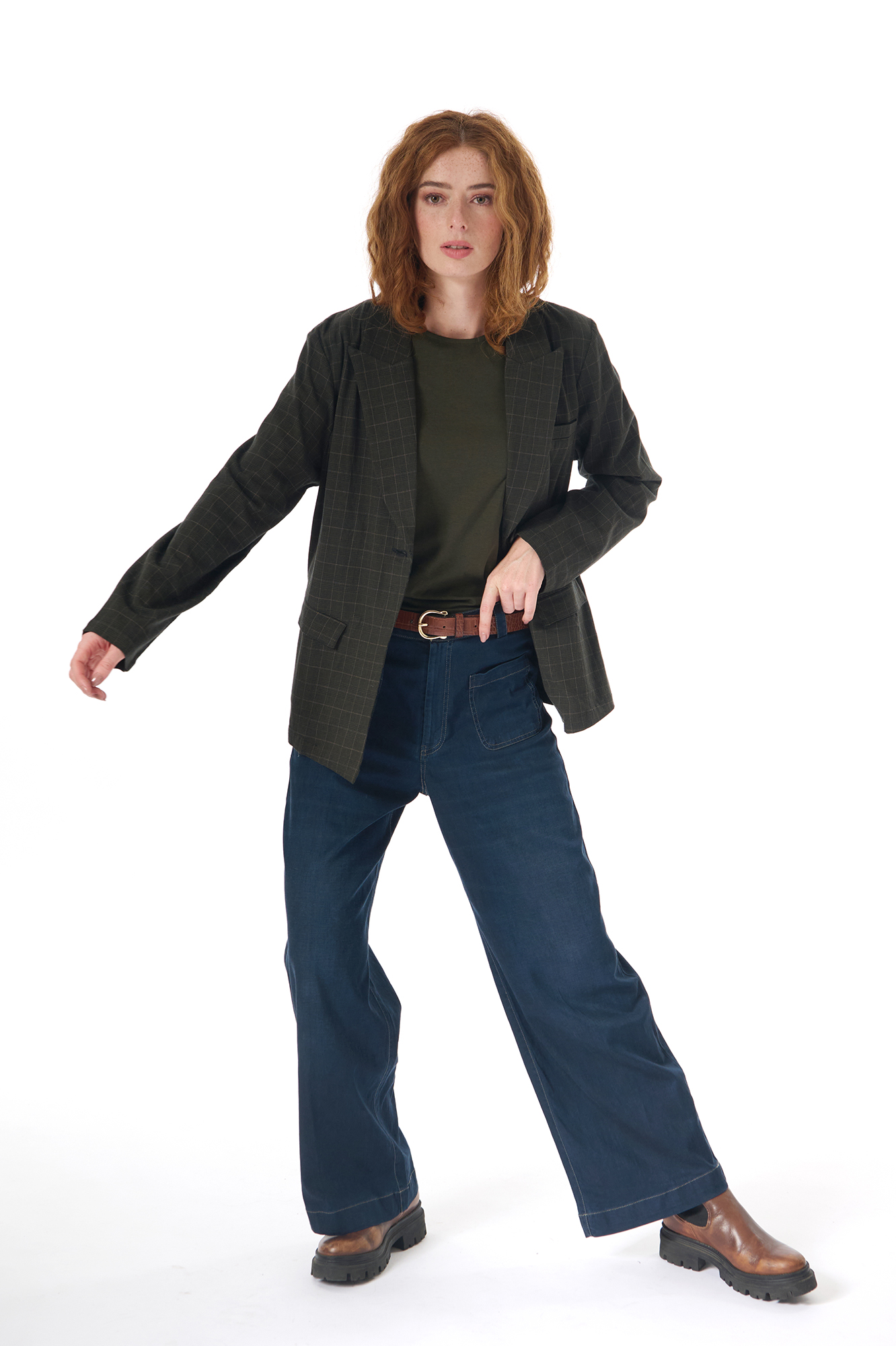 Gilda trouser  dk. denim - 34