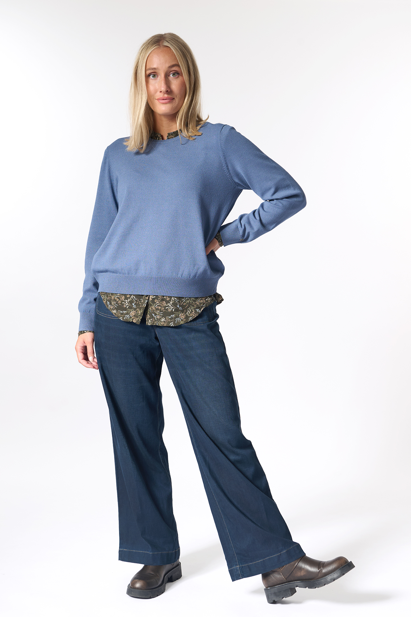 Gilda trouser  dk. denim - 22