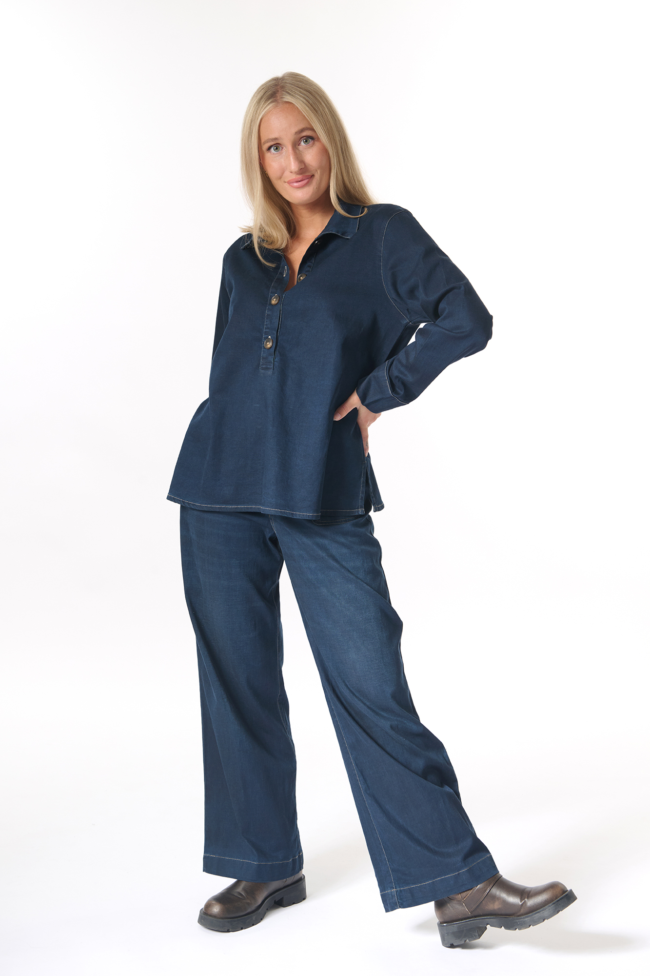Gilda trouser  dk. denim