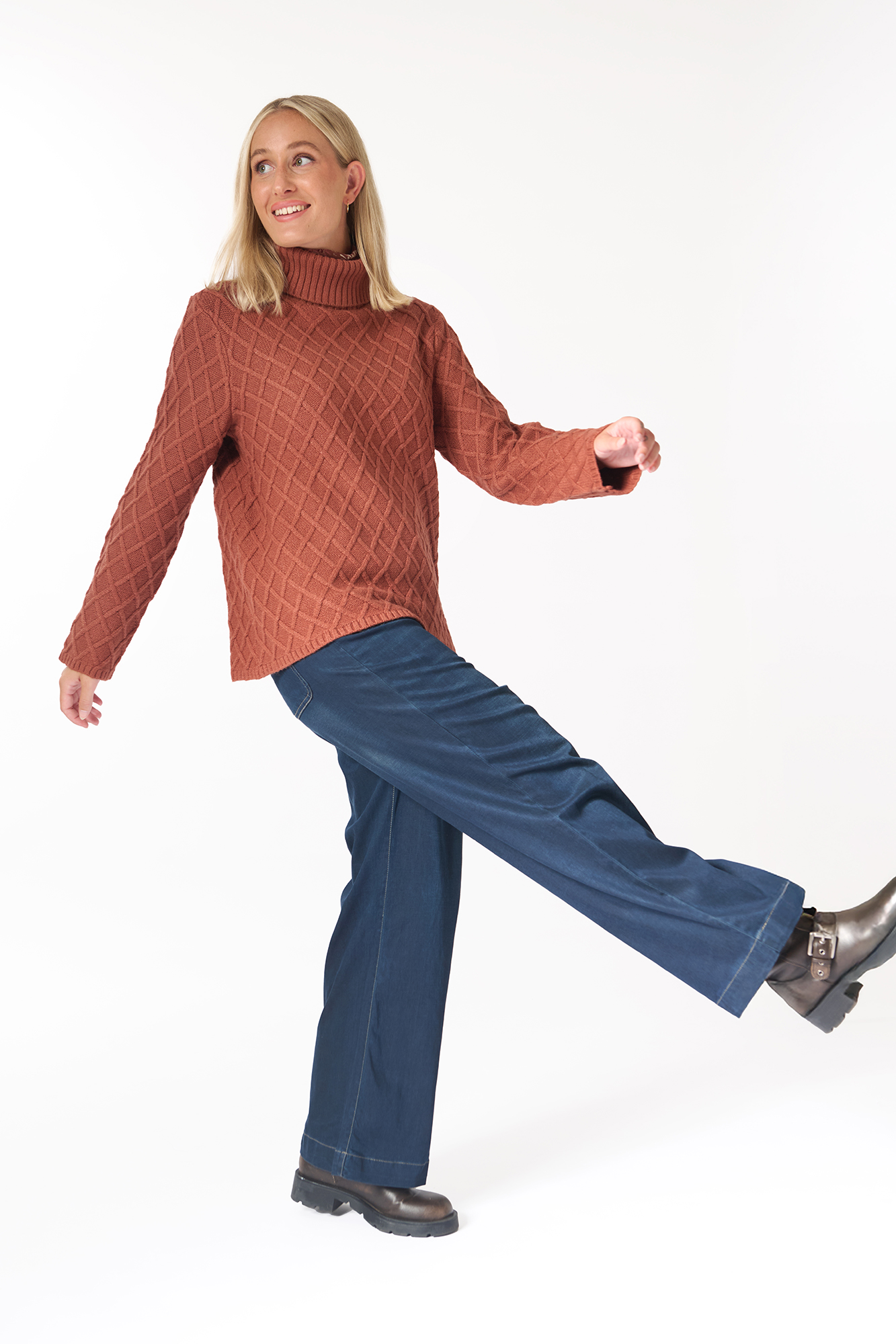 Gilda trouser  dk. denim - 18