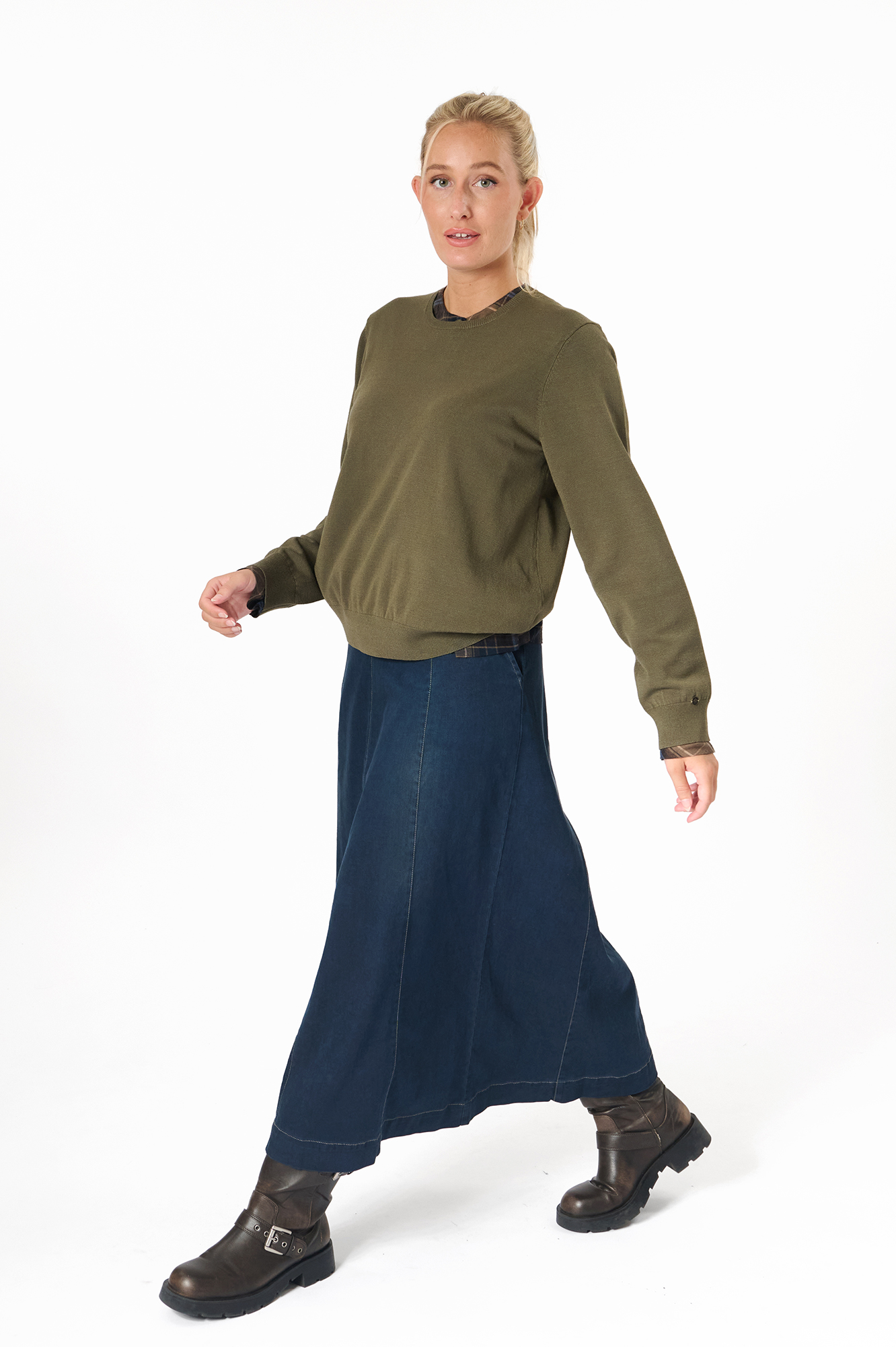 Gertie skirt  dk. denim - 17