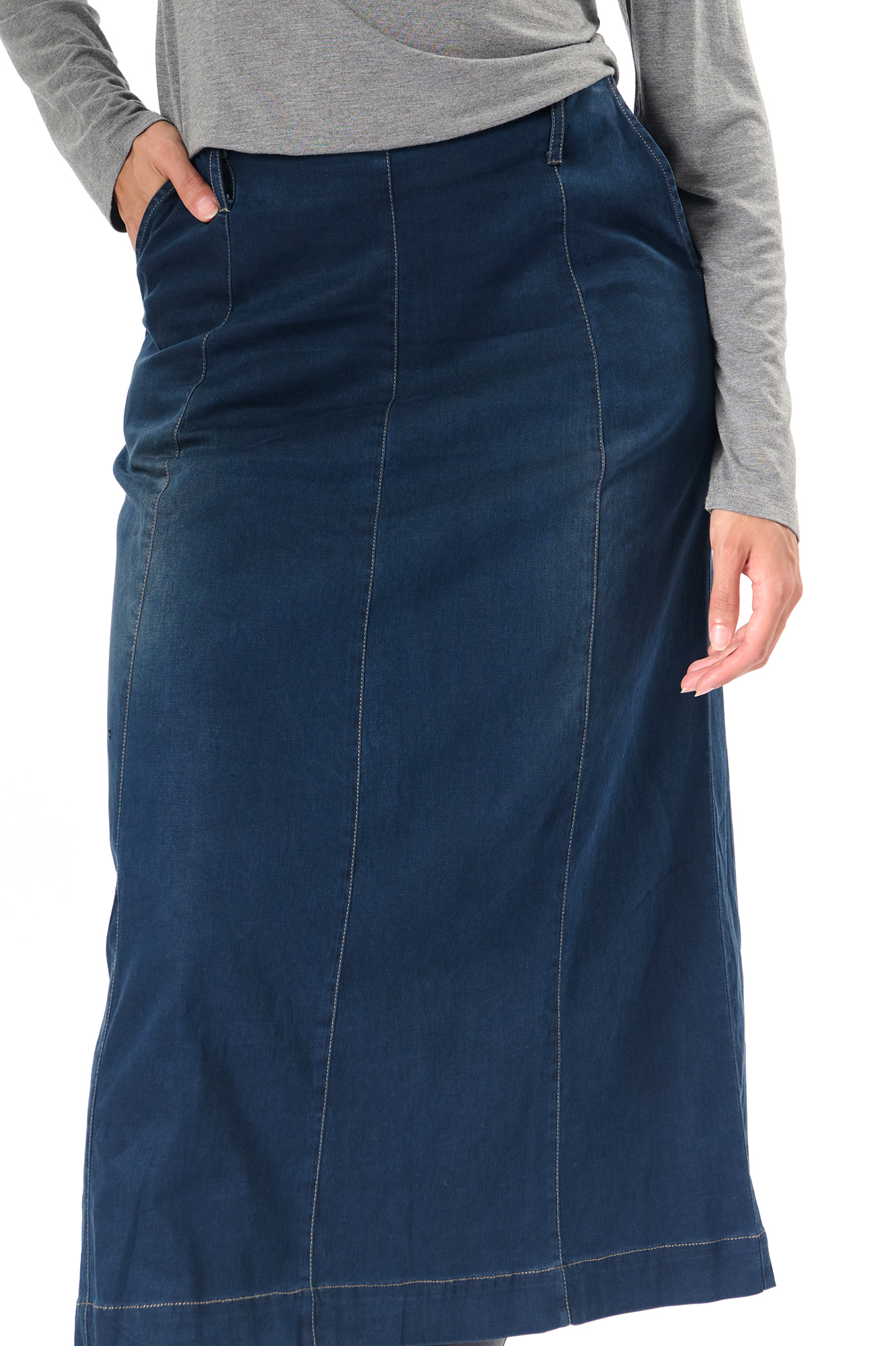Gertie skirt  dk. denim - 8
