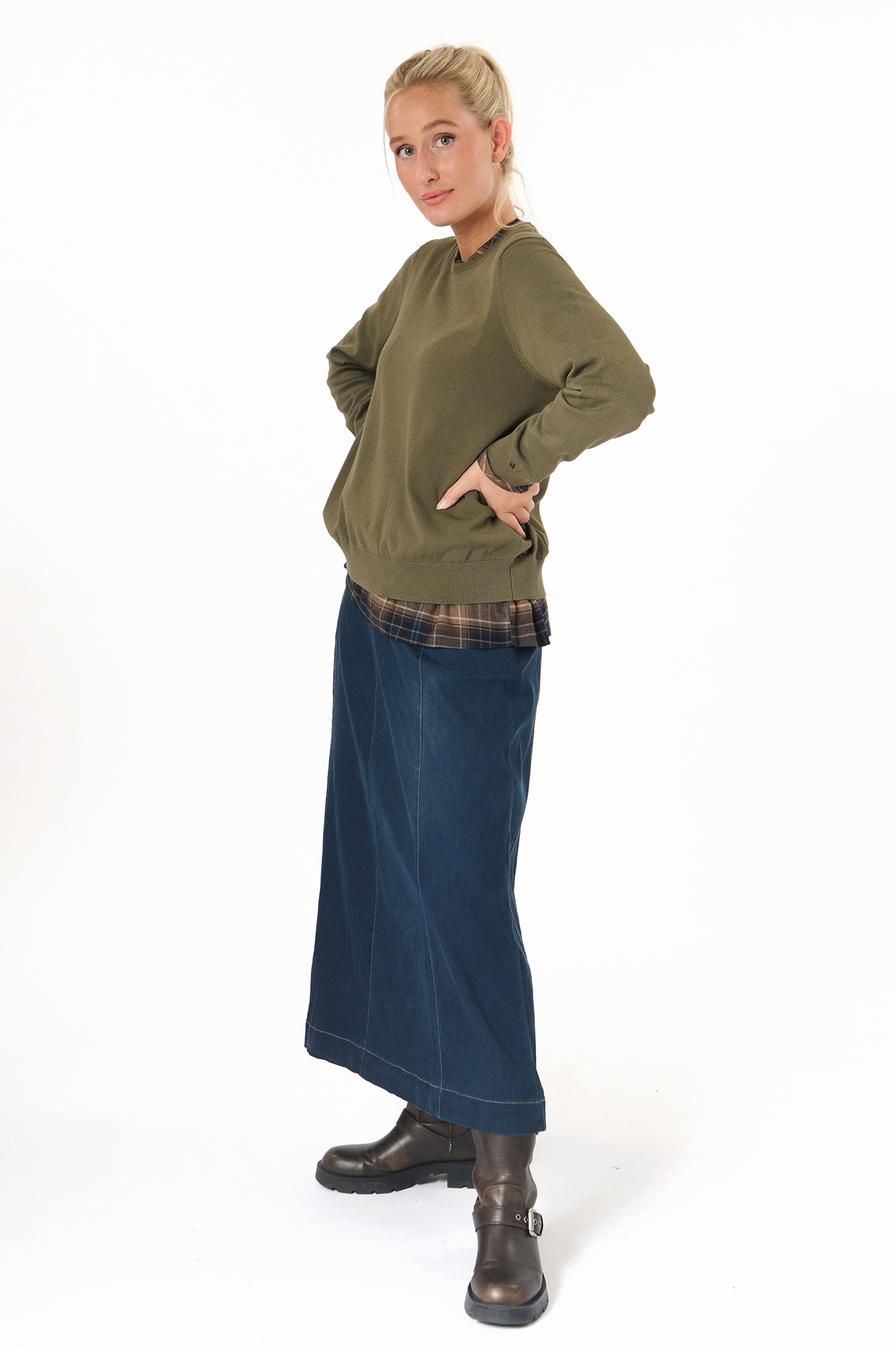 Gertie skirt  dk. denim - 16