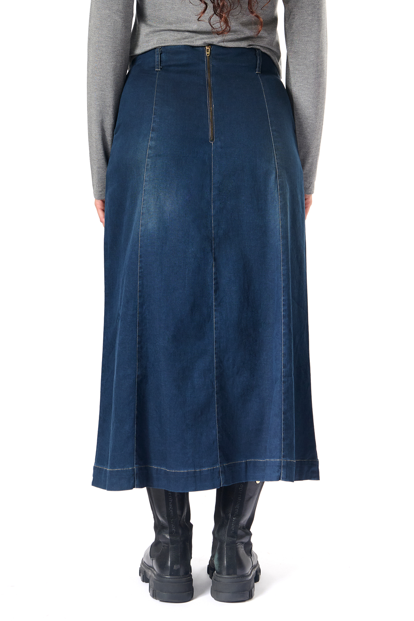Gertie skirt  dk. denim - 9