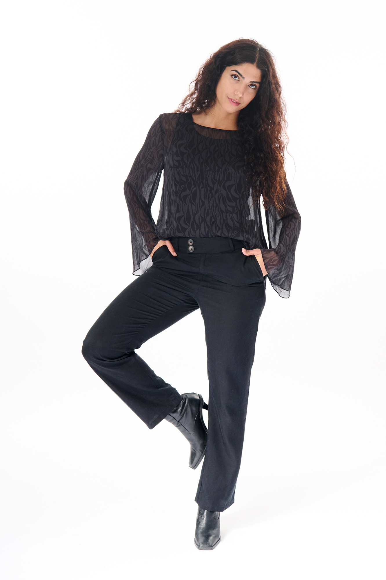 Glennie trouser  svart - 4