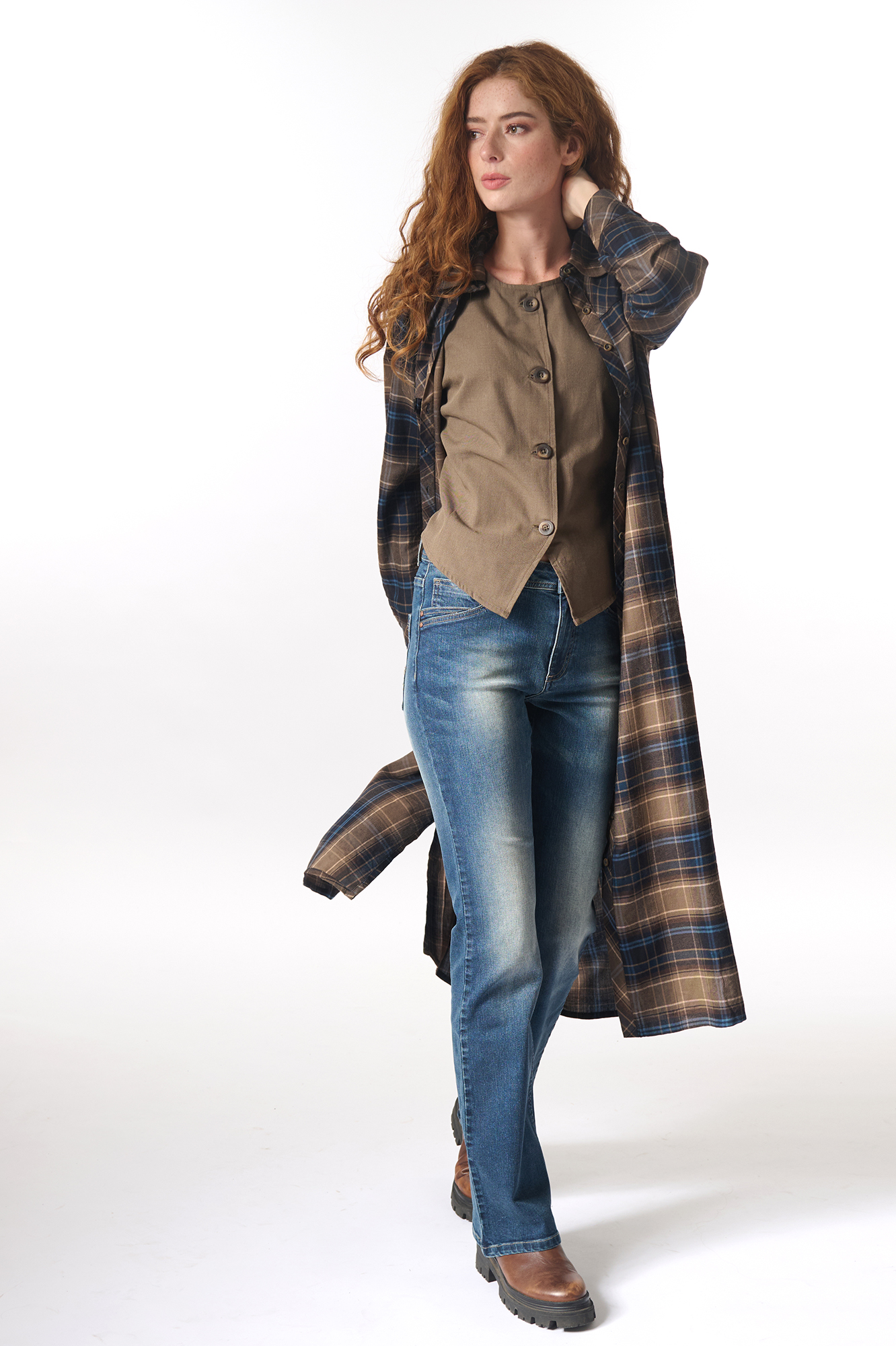 Gina waistcoat  taupe - 22