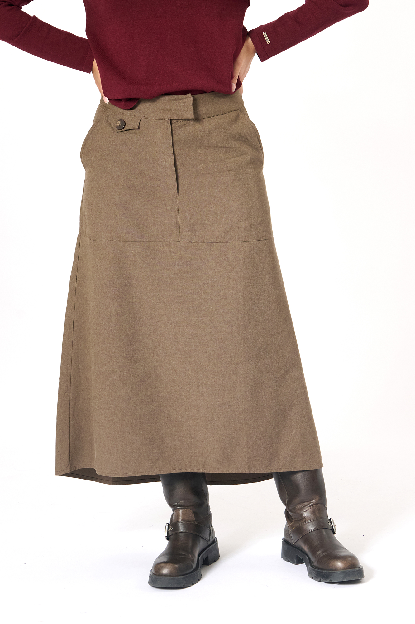 Gloria skirt  taupe - 5