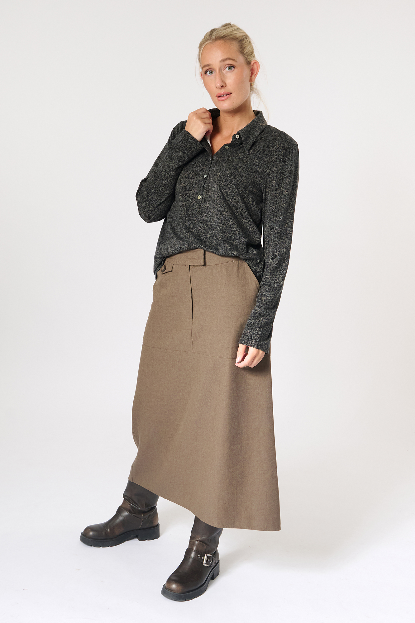 Gloria skirt  taupe - 17