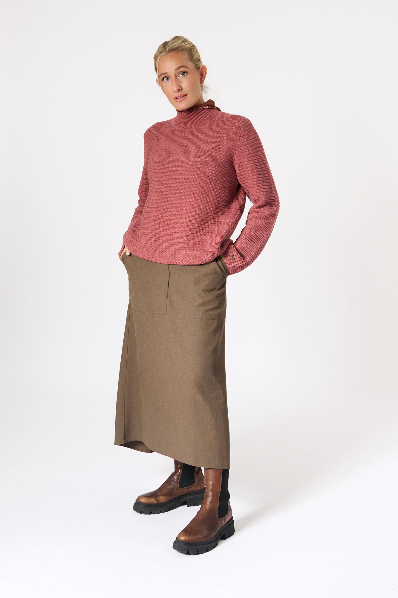 Gloria skirt  taupe - 14