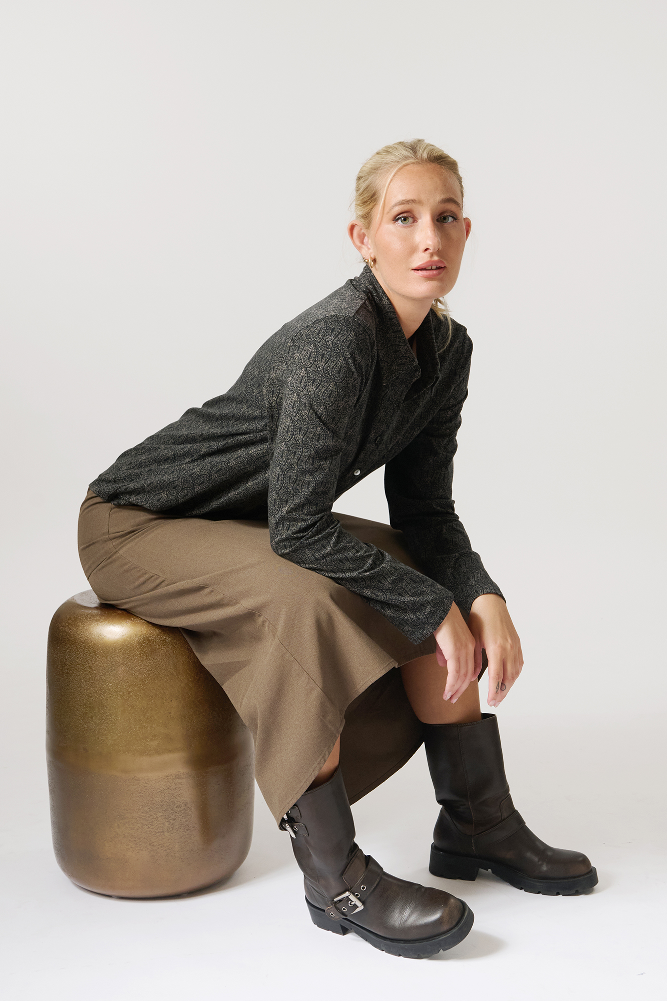 Gloria skirt  taupe - 16